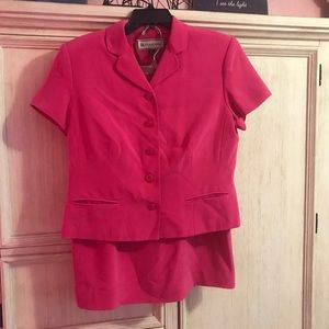 Pink Skirt Suit Set Size 12